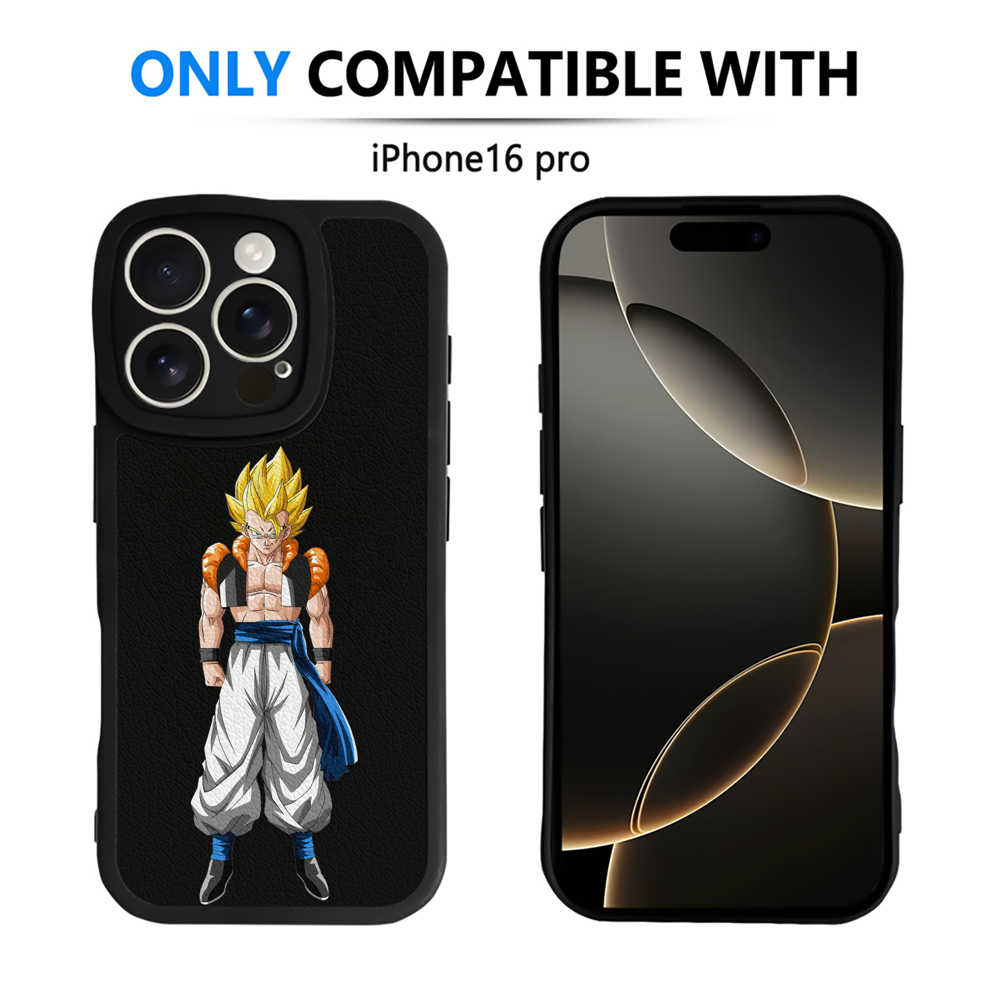 （画像用） ドラゴンボール ベジータ四世（Bejīta Yonsei）DRAGON BALL Vegeta IV 【iPhone 16シリーズ対応】シリコンスマホケース（レザー調） 材質：シリコン